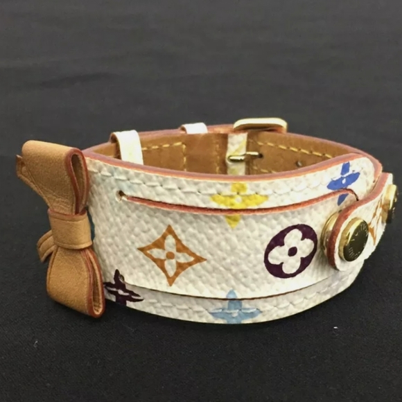 LOUIS VUITTON MONOGRAM MULTICOLOR GAMBLE BRACELET PORTE ADDRESS BRACELET/Q5516 - Picture 9 of 10